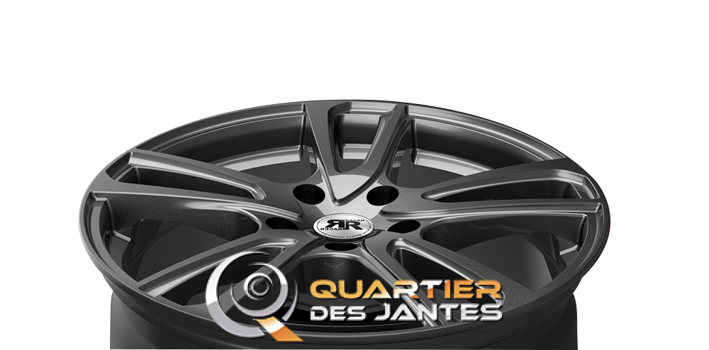 Jante aluminium Racer 17 pouces Gris - Feu Vert
